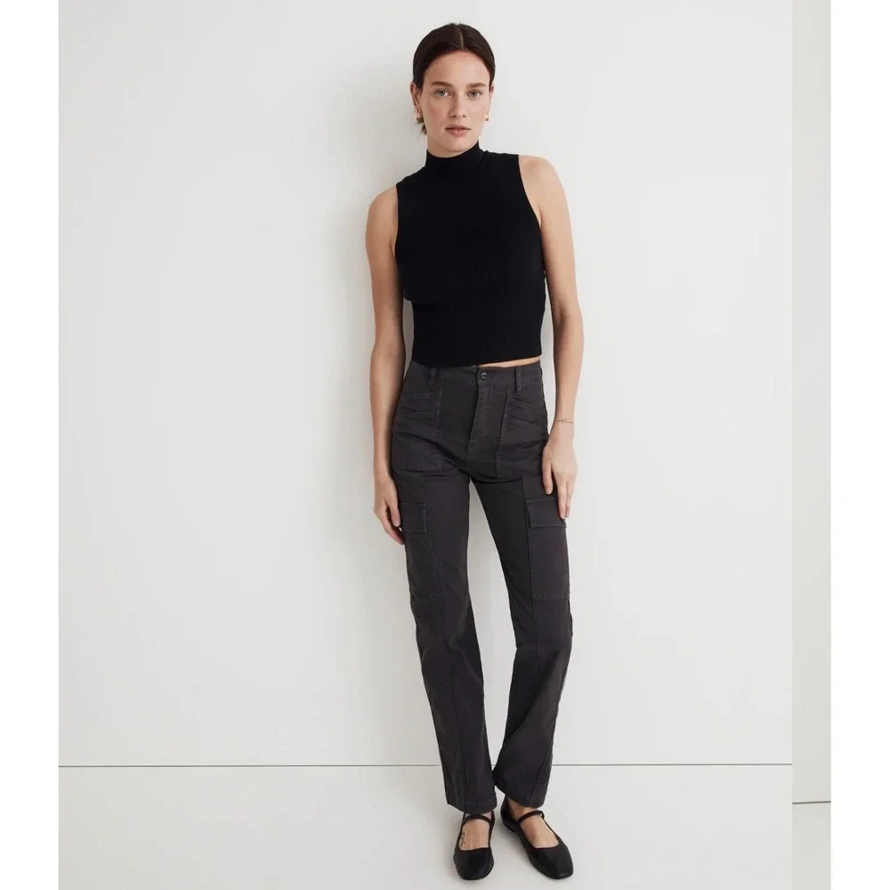 Madewell 90s‎ Straight Cargo Pants Dark Wash Size 31